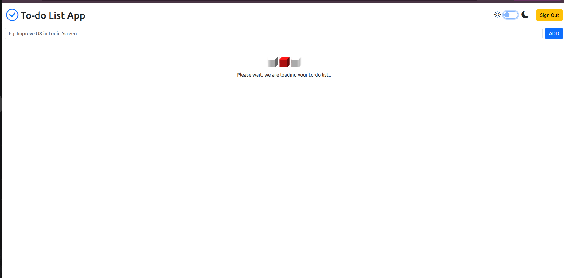 To-Do List App Completed Tasks